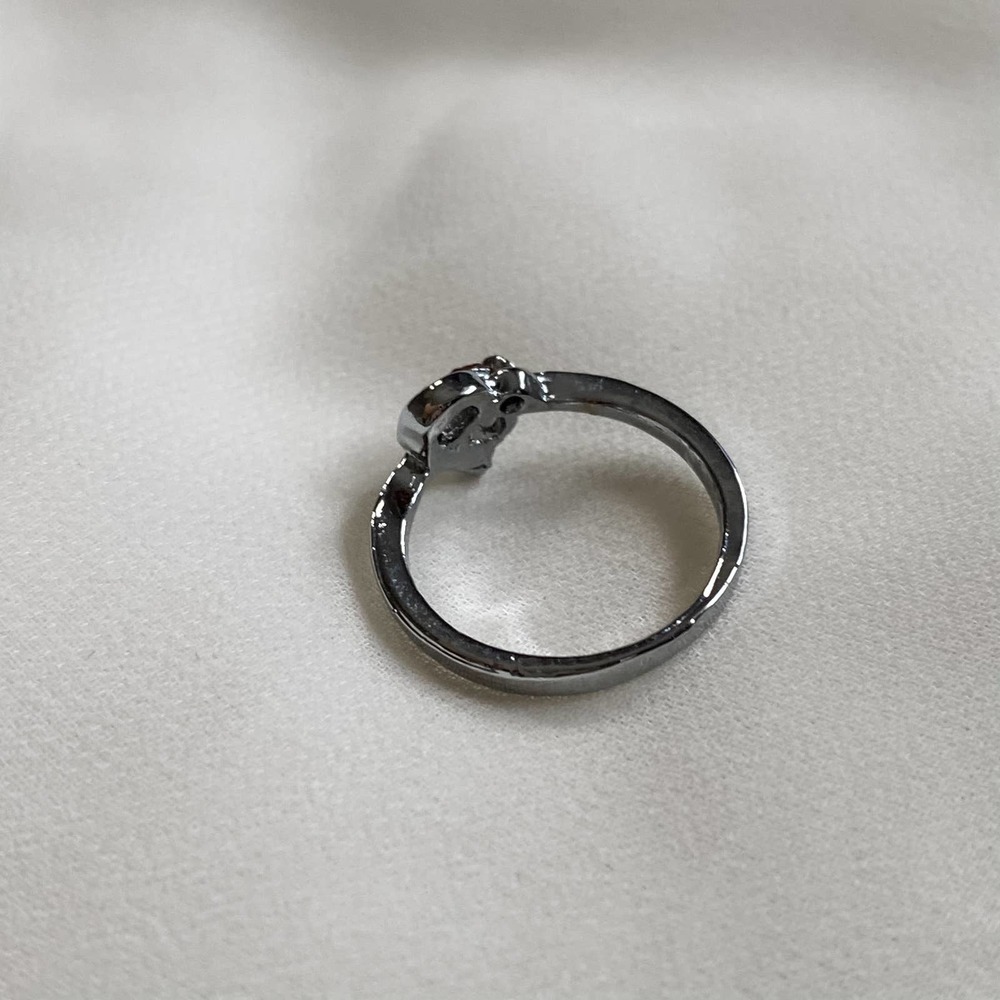 VTG Dainty Hot Pink Heart Skinny Ring - Picture 5 of 7